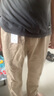 【耐磨纯棉】工装裤男士裤子休闲裤男宽松直筒裤大码长裤工作裤秋 卡其色 【夏薄款】 2XL 【适合160-180斤体重】 实拍图