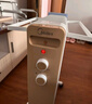 美的（Midea）【金缕衣】取暖器家用/电暖器/电暖气/加湿烘衣/13片全屋大面积取暖器/电热油汀取暖器NY2213-18GW 实拍图