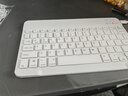 【京东物流】蓝牙无线键盘适用苹果iPad可充电华为MatePad联想pro安卓手机iOS外接键盘M6静音打字 蓝牙键盘+充电款鼠标+充电线【象牙白】 实拍图