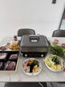 美的（Midea）火锅专用锅 电火锅 电煮锅8L多功能锅 鸳鸯锅分区控温 分体式多用途锅火锅锅HGS382712 实拍图