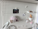 得力（deli）【L型挂钩-5只】收纳墙面洞洞板配件 立式置物架书桌/厨房/宿舍 实拍图