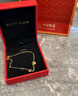 中国黄金（CHINA GOLD）黄金手链女足金四叶草手链结婚首饰七夕情人节生日礼物送女友 送女友*足金四叶草手链 约1.8g【心动礼盒】 实拍图