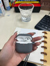 ESCASE适用airpods四代保护套airpods4保护套苹果无线蓝牙耳机防摔防尘硅胶男女防污耐磨灰色+挂绳 实拍图
