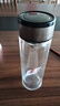 【⭐京东物流配送】高硼硅双层玻璃杯大容量泡茶杯水杯子茶水分离 【双层加厚】茶杯 350ml 1只 实拍图