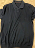 布先生海鸥领针织凉感T恤男士短袖透气速干商务POLO 钢琴黑 XL (180) 实拍图