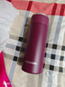 富光 保温杯高档男女316不锈钢学生便携泡茶大容量水杯年货礼品定制 紫红450ml【316内胆】 实拍图