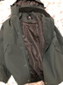 骆驼（CAMEL）三防冲锋衣户外登山服防风防水防污三合一运动外套 AD12263514X，抓绒内胆橄榄黑男 XL 实拍图
