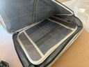 瑞飘证件收纳包盒家用家庭多层大容量多功能箱文件护照整理 灰色 3层-带密码锁-有卡位【证件包】 实拍图
