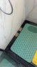 淋浴房洗澡防摔脚垫浴室防滑垫卫生间厕所隔水地垫卫浴缸吸盘垫子 马尔斯绿-按摩款 50*80CM【环保无味】 实拍图