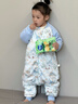 威尔贝鲁（WELLBER）恒温睡袋婴幼儿1-3岁竹棉睡衣秋冬儿童宝宝防踢被子厚夹棉 梦境L 实拍图