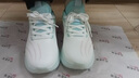 回力官方女鞋休闲运动鞋女春季新款软底舒适鞋子女 白绿粉（皮面） 39 实拍图