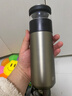 京东京造保温杯【茶水分离】男女大容量316L不锈钢泡茶水杯子金属灰500ml 实拍图