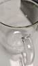 Glasslock水杯双层玻璃杯家用茶杯耐冷热带把手防烫办公室隔热咖啡杯290ml 实拍图