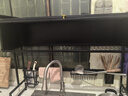 帅仕厨房置物架台面水槽沥水架碗碟收纳架子刀架水池储物架用具大全 【高款-黑色105长】沥水6件套 实拍图