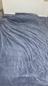 南极人（Nanjiren）可拆洗被子冬季加厚秋冬被棉被冬季被子被芯+四件套+枕芯被褥全套 可拆洗棉绒宝蓝【被套+被芯】 150x200cm【速热保暖约6斤】 实拍图