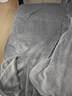 京东京造经典法兰绒毯 1350g空调毯加厚双面沙发午睡盖毯 高级灰1.8x2m 实拍图