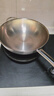 菲仕乐哥本系列30厘米（玻璃盖）单柄炒锅无涂层不锈钢炒菜锅 实拍图
