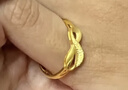 周生生永系列黄金戒指 无尽的爱 足金丝带开口戒女款 27924R计价 2.61克(含工费100元) 实拍图