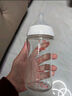 贝亲（Pigeon）玻璃奶瓶宽口径防胀气240ml M号奶嘴 3月+ AA187  实拍图