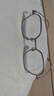 依视路（ESSILOR） 钻晶系列高清耐磨防蓝光近视超薄镜片专业配度数眼镜架男女镜框 金属-全框-2130DG-枪色 镜框+依视路A4防蓝光1.60现片 实拍图