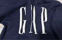 GAP男女装2025秋季新款logo印花抓绒宽松运动连帽衫卫衣786920 海军蓝 M (170/92A) 亚洲尺码 实拍图