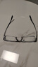 普莱斯（pulais）近视眼镜框可配度数纯钛金属高端商务半框超轻8g眼镜配1.61高清片 实拍图