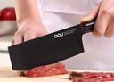 OOU家用厨房不锈钢菜刀切片刀切肉刀具黑刃系列工具 实拍图