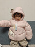 巴拉巴拉童装儿童羽绒服宝宝男女童2025冬装新款婴儿外套保暖上衣泡芙羽绒 粉色小苹果60356-白鸭绒 100 （充绒量81g 适合2-3岁） 实拍图