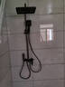 惠达（HUIDA）淋浴花洒全套家用卫生间手持沐浴大顶喷浴室花洒增压套装W01枪灰 实拍图