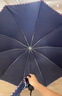 天堂 加大雨伞三折 晴雨两用商务伞经典格纹10骨大雨伞男女 藏青 实拍图