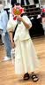 对白优雅新中式设计感两件套女2026夏季新款小白裙衬衫半身裙套装 月芽米 S 实拍图