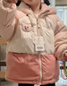 嘟嘟家童装宝宝羽绒服冬季保暖儿童外套冬款男童棉服女童棉袄 皮粉色110 实拍图
