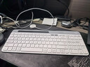 罗技（Logitech）时尚系列 K580 键盘 蓝牙键盘 办公键盘 无线键盘 便携超薄键盘 笔记本键盘 平板键盘 芍药白 实拍图