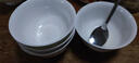 斯凯绨（Sky Top）米饭碗陶瓷小汤碗骨瓷纯白家用乔迁酒店餐具4.5英寸金钟碗4件套装 实拍图
