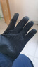 罗维利特手套男夏季防晒防风保暖加绒触屏户外骑行二指摩托车外卖半指漏指 全指加厚黑色 均码有弹力 实拍图