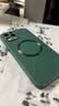 奶小鸭 【AG磨砂】适用苹果12promax手机壳 iphone12promax保护套magsafe磁吸充电全包防摔男女款 暗夜绿 实拍图