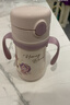 膳魔师（THERMOS）儿童吸管保温杯巧虎带杯套把手316L不锈钢超轻学生杯幼儿上学TCKC 实拍图