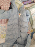 巴拉巴拉童装婴儿连体衣轻薄羽绒服宝宝衣服2025冬装抱衣爬服男童女童萌趣 蓝色小熊-白鸭绒 80 cm-充绒量41g 实拍图