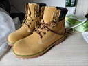 马登工装大黄靴男秋季新款休闲中帮男士马丁靴户外登山靴英伦风靴子 砂黄 【工装靴/美式复古马丁靴/高帮男鞋冬季/马丁鞋】 37 (235mm) 女码 实拍图