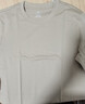 京东京造【情侣纯棉T】长袖t恤男女款秋季新款衣服苏超打底衫 卡其 L 实拍图