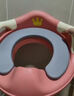 儿童马桶坐便器宝宝坐便圈男女孩马桶圈婴儿厕所辅助婴幼儿坐便器 【粉色】柔软舒适PU款 实拍图