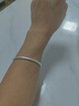 顺庆银楼古法银手镯哑光9999足银男女传承镯子饰品闭口素圈手镯送女友 古法20克58mm配证书 实拍图