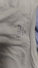 布先生春夏季短袖T恤男士纯棉小白T纯色内搭打底衫 云雾灰 2XL(185) 实拍图