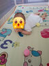 围栏防护栏婴儿客厅地上学步栅栏宝宝室内家用爬行垫儿童游戏栏 卡通小象【1.5x1.8m】全包棉防摔 送大礼包（50球+2手拉环+球框） 实拍图
