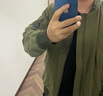 马登工装美式空中MA1飞行员夹克军事风短款外套复古棒球服男潮秋上衣 绿色 L 实拍图