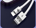 毕亚兹适用于苹果数据线iPhone14promax/13/12/11/Xs/8plus手机快充线ipadAir平板USB车载充电线加长2米 实拍图