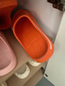 回力踩屎厚底情侣凉拖室内外沙滩软底家用浴室拖鞋HL0212橙色40-41码 实拍图