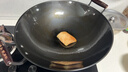陆铁陆川铁锅生铁铸铁锅加厚家用炒菜锅无涂层不粘锅燃气适用大铁锅 双耳圆底 44cm （带盖铲）已开锅 实拍图