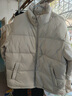 网易严选25新品90鸭绒超蓬羽绒服休闲面包服石墨烯保暖轻量抗菌防泼水 25秋冬立领-卡其米 M 实拍图