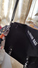 回力ins潮牌斜挎包女大容量原宿复古休闲上课单肩邮差包男 黑色【带徽章4+牛牛挂件】 实拍图